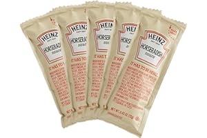 JUST-BUY Horseradish Packets Condiment, Single Serve Packets, 12 Gram, 25 pcs.
