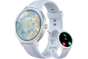 YMZ Smart Watch for Men Women, 1.27" HD Touchscreen Fitness Tracker, Bluetooth Calling, 100+ Sports Modes, Sleep Monitor, IP68 Waterproof, Compatible with Android & iPhones