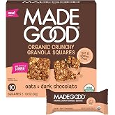 MadeGood Oats &amp; Dark Chocolate Crunchy Granola Squares (5 Count)