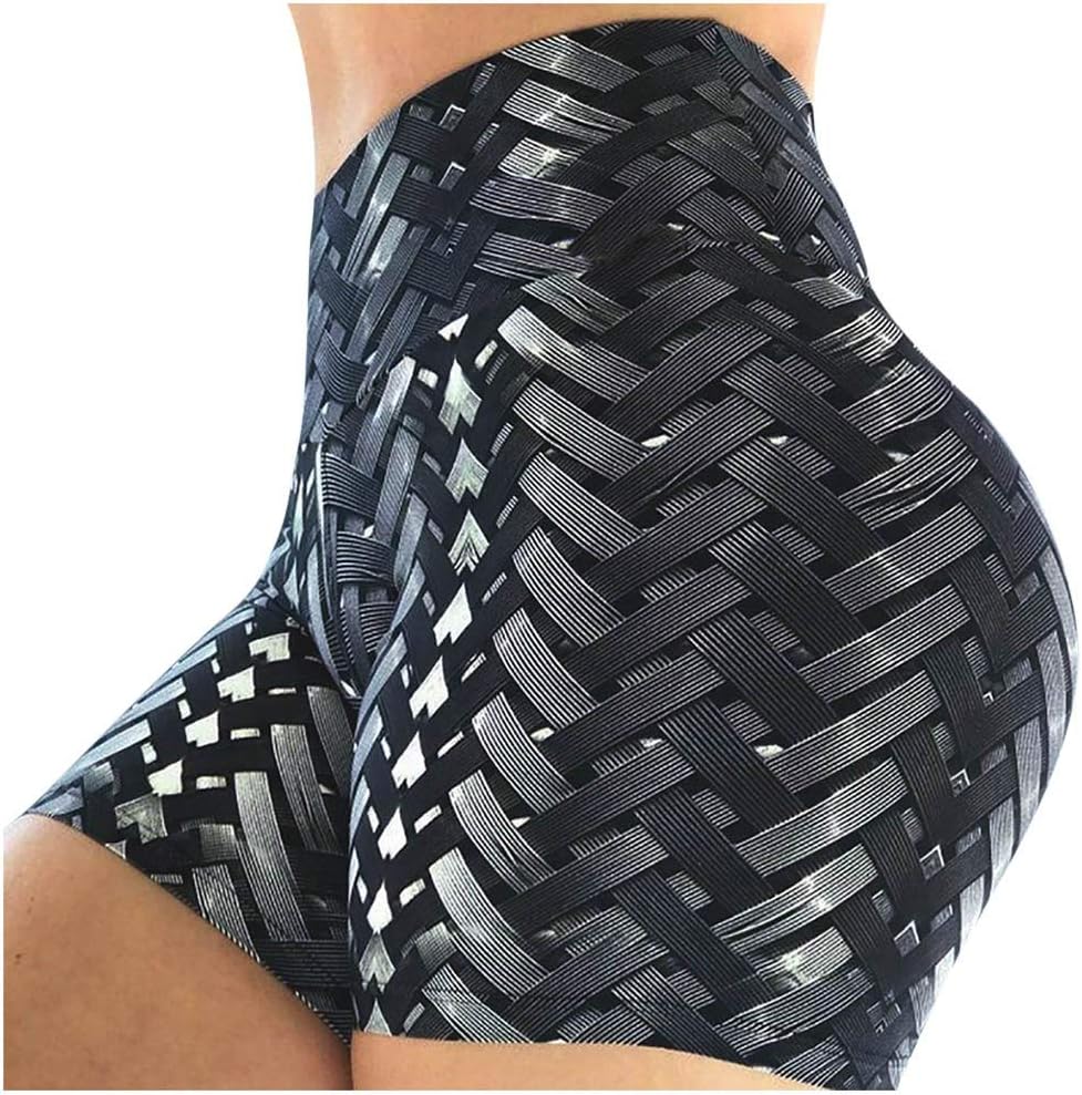 Athletic Shorts for Women Hessimy Yoga Shorts Butt Sport Gym Push up Running Elastic High Waist Shorts Lifting Hot Pants