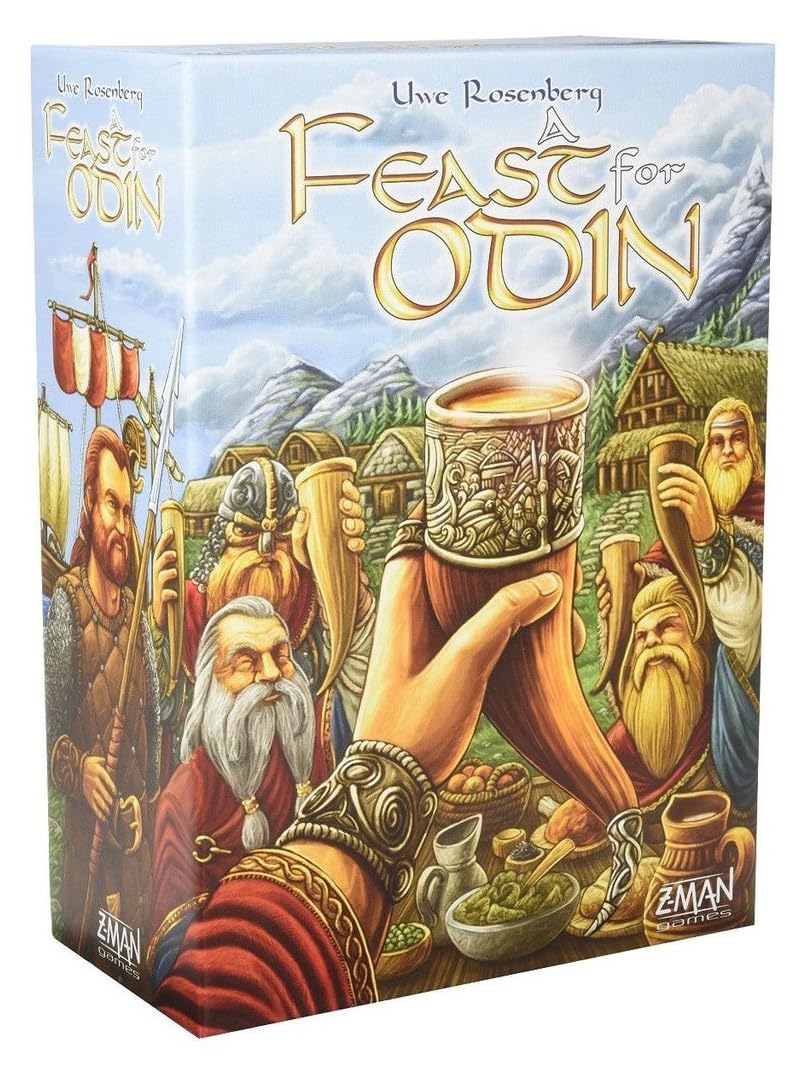 Photo 1 of A Feast for Odin Board Game - Viking Saga of Wealth and Glory! Strategy Game, Family Game for Kids & Adults, Ages 14+, 1-4 Players, 30-120 Minute Playtime, Made by Feuerland