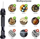Linkstyle 31Pcs Pin Vise Drill Bit Set 0.5-3.0mm Precision Micro Twist Bits view 3
