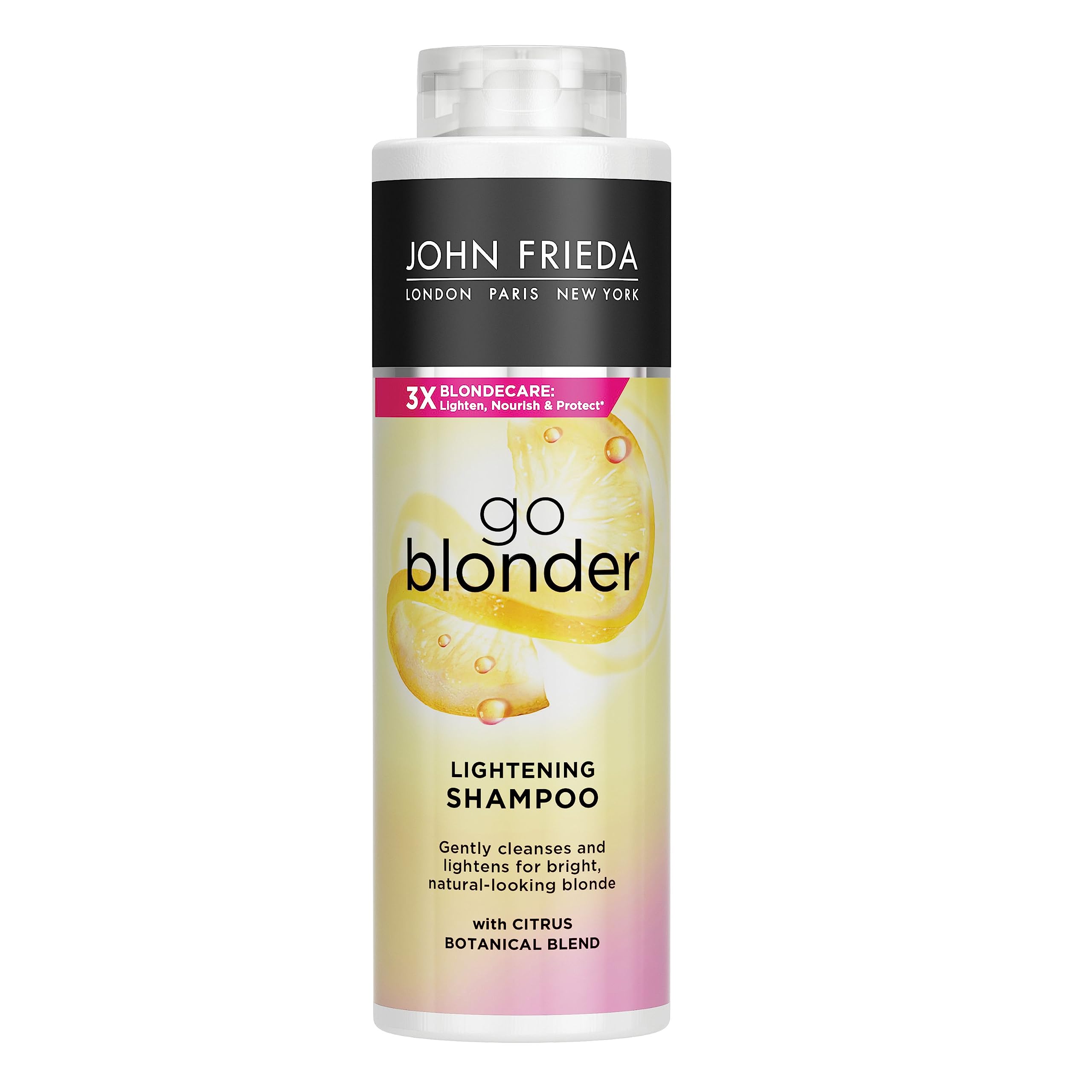 John Frieda Lightening for Blonde Hair, Citrus, Shampoo, 500 ml (Pack of 1)