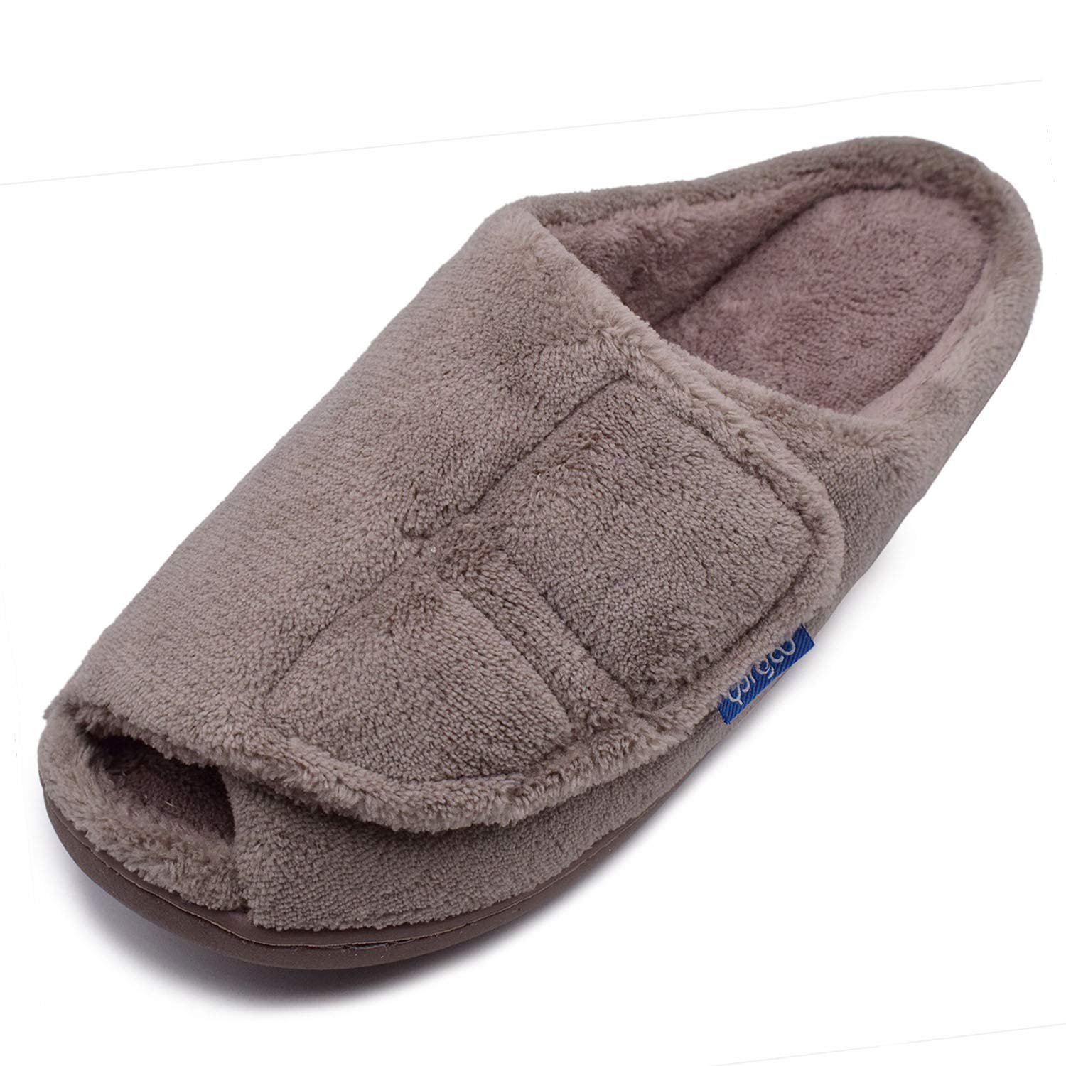 Buy W&Lesvago Mens Extra Wide NoSlip Edema Slippers Adjustable