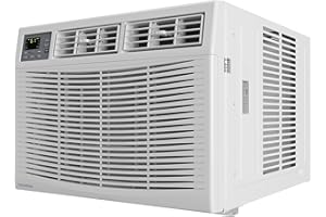 hOmeLabs Window Air Conditioner 15000 BTU - Energy Efficient, Digital Thermostat, Remote Control - Ideal for Rooms up to 700 Sq. Ft.