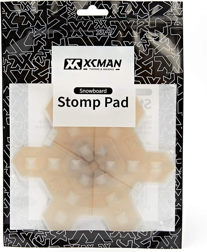 XCMAN Snowboard Clear Spike Stomp Pad AntiSlip,Provides Extra Grip and