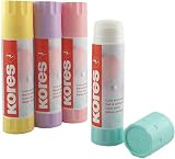 Kores Pastel Glue Sticks Strong Hold 2 x 20g Non-Toxic White view 2