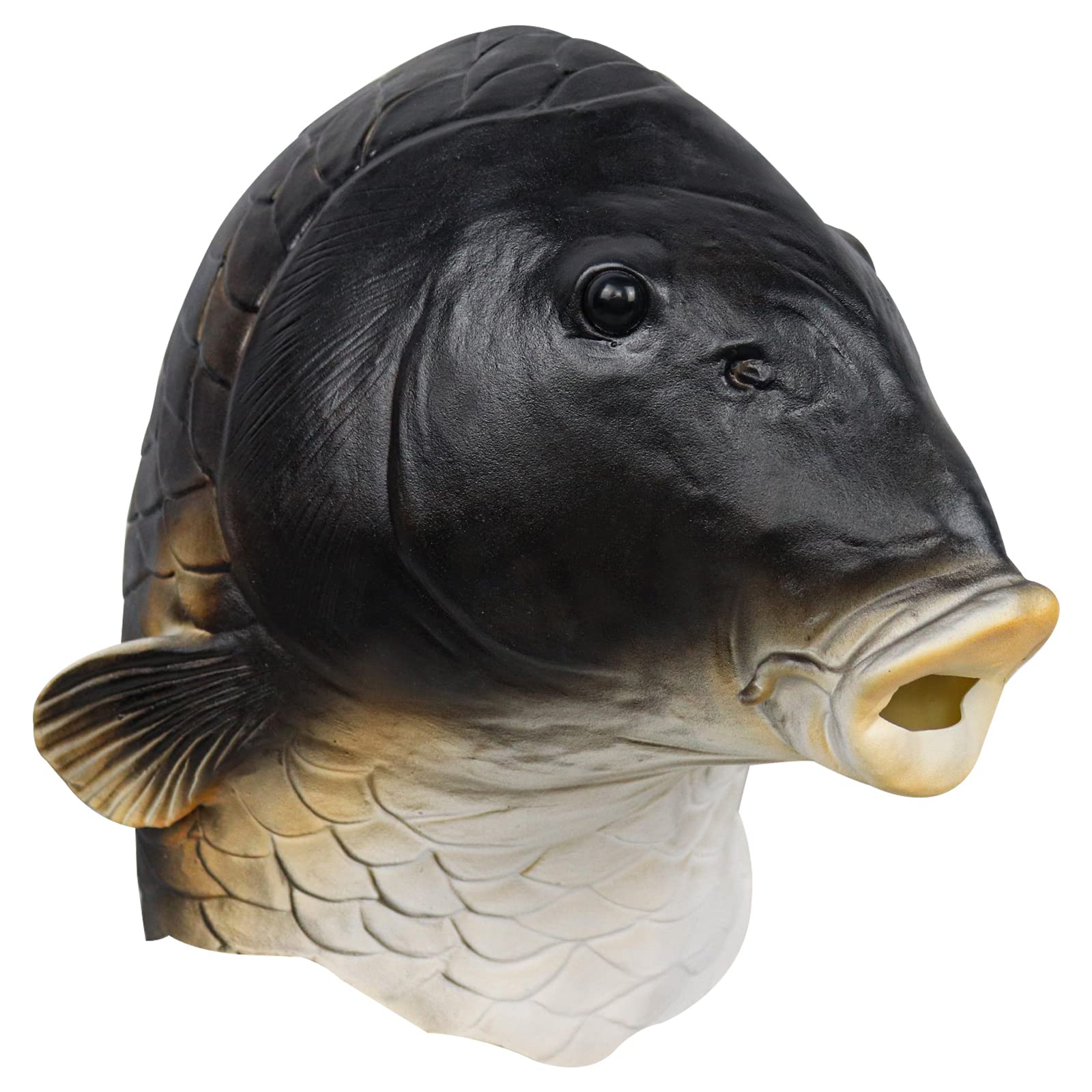 Fish Mask, Scary Halloween Masks Animal Mask Full Head Fish Creepy Headwear for Men Women Creative Cosplay Props