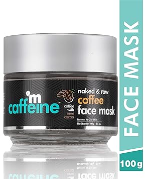 mCaffeine Naked & Raw Coffee Face Mask | Cocoa, Vitamin E | Tan Removal | Oily/Normal Skin | Paraben & Mineral Oil Free | 100 g