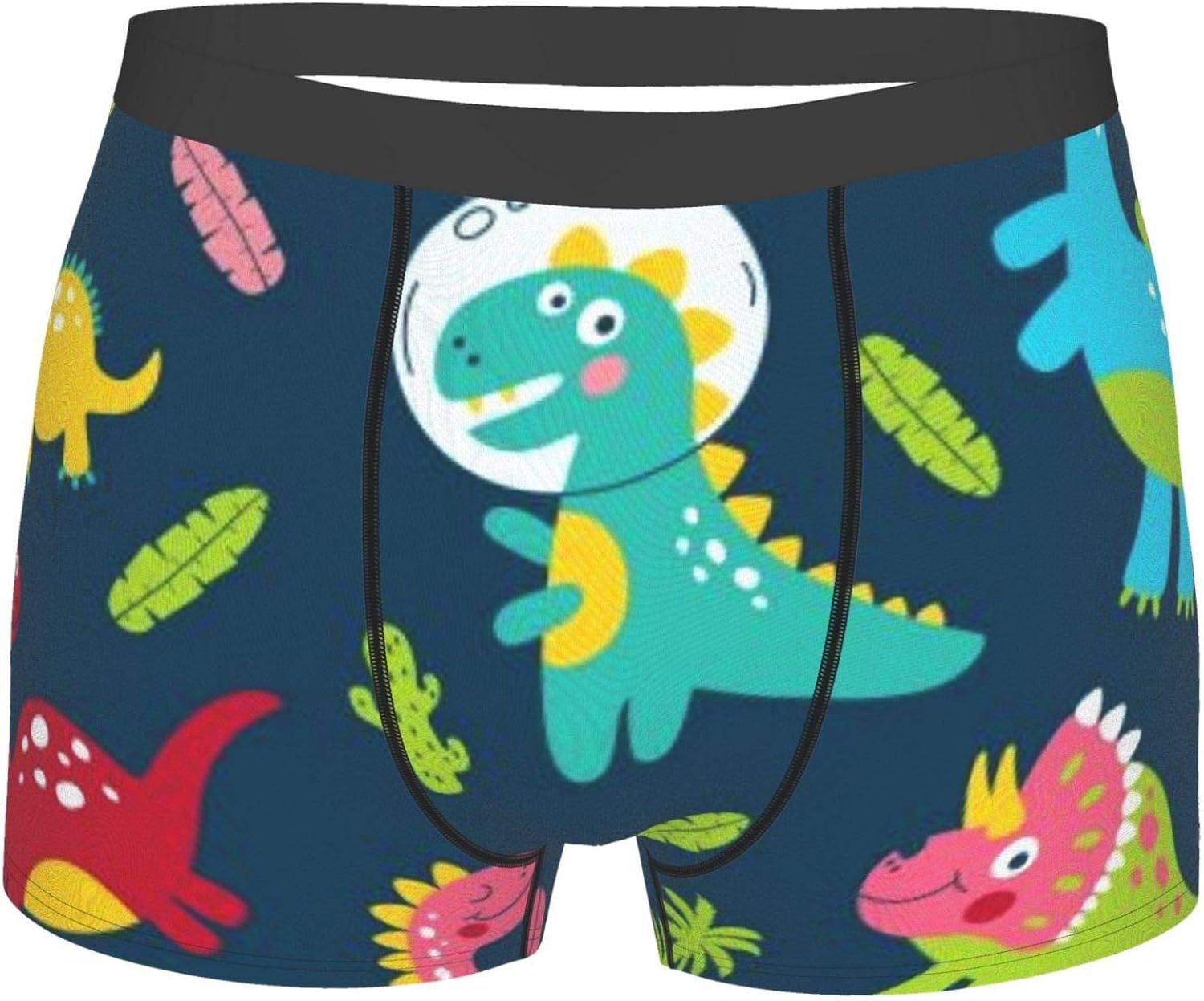 Cute Dinosaurs For Children Print Mens Boxer Briefs Comfort Underwear