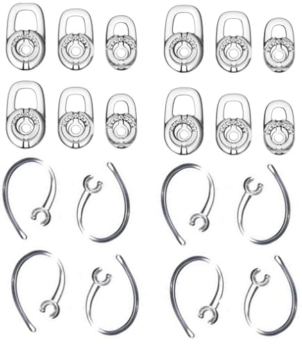 thumbnail image 2 of 9-Pack Universal Small Clamp Bluetooth Ear Hooks – Replacement Loop Clips By Tricon 2 of 6