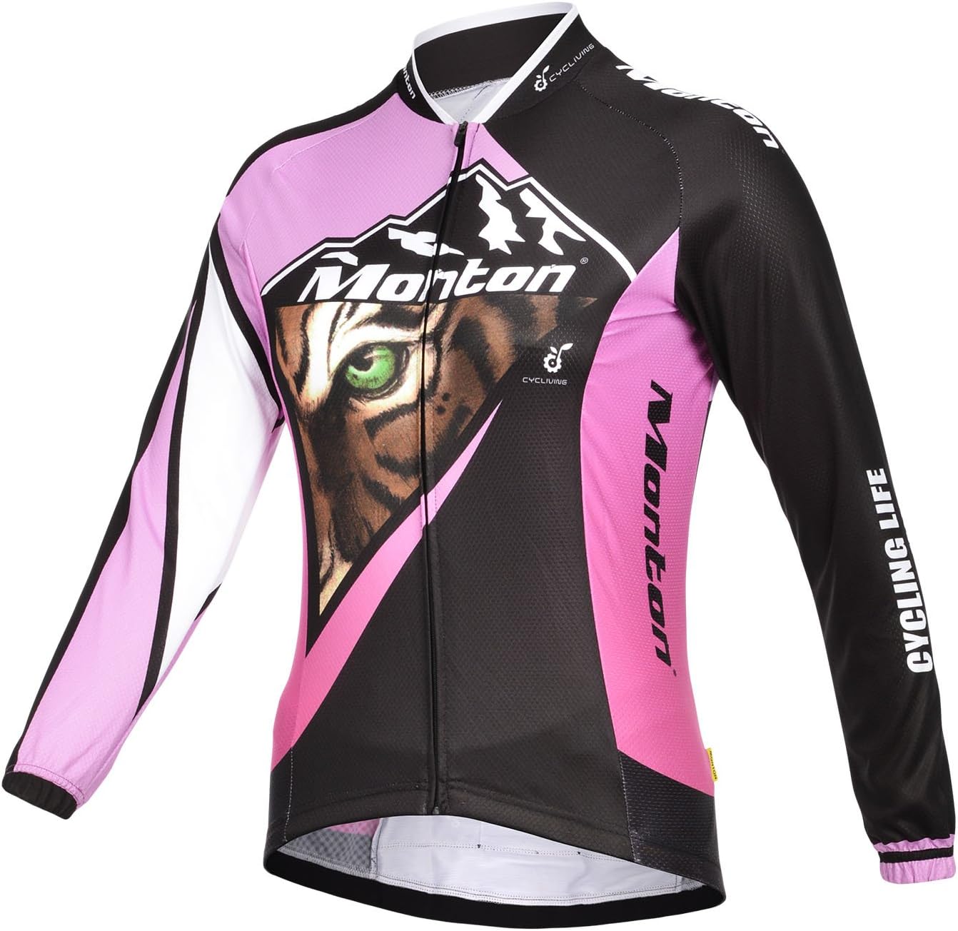 Monton Cycling Long Sleeve Jersey for Womens Road Tiger Excellent Quality Hot