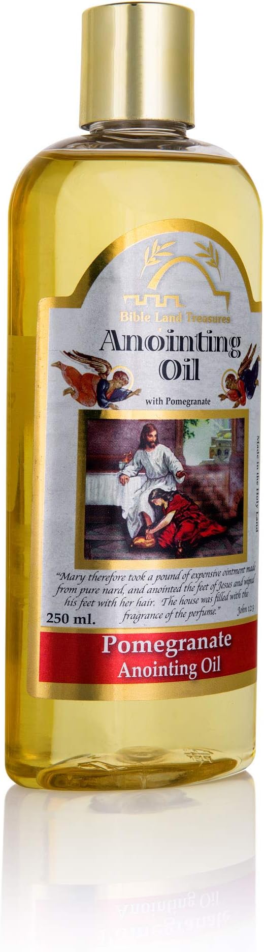 Bible Lands Treasure Anointing Oil for Prayer , Blessing Oil of Gladness | Pomegranate, 250 ml