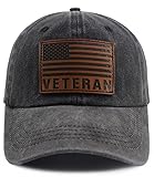American Flag Veteran Military Hats for Men