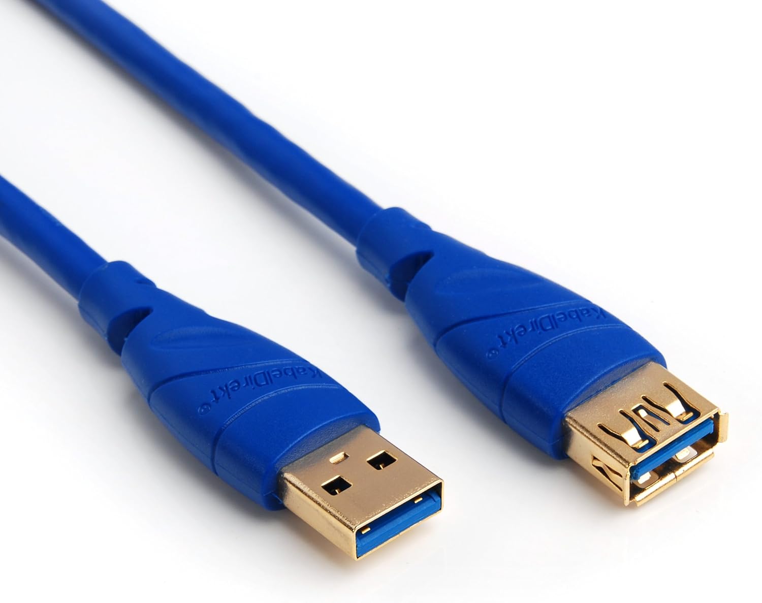 KabelDirekt - 3m USB Cable 3.0 Extension Cable (Male > Female Cable) TOP Series, Black - Image 3