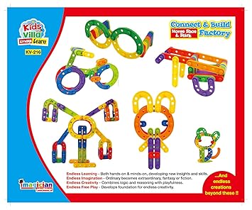 Kids Villa Imagi Learn Connect & Build - Horse Shoe & Stick