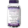 Webber Naturals Collagen30 Anti-Wrinkle Gummy, 2,500mg of Bioactive Collagen Peptides Per Serving, 110 Gummies, Helps Reduce 