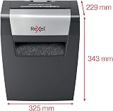 Rexel Momentum X308 Cross Cut Shredder 9-8 Sheets 80 gsm 15 L Bin view 6