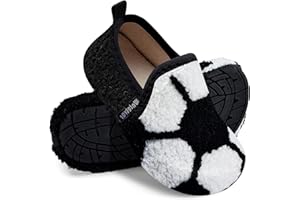 WateLves Kids Toddler Slippers Boys Girls House Shoes Slip on Sock Slippers Lightweight Winter Indoor Outdoor Walking Shoes