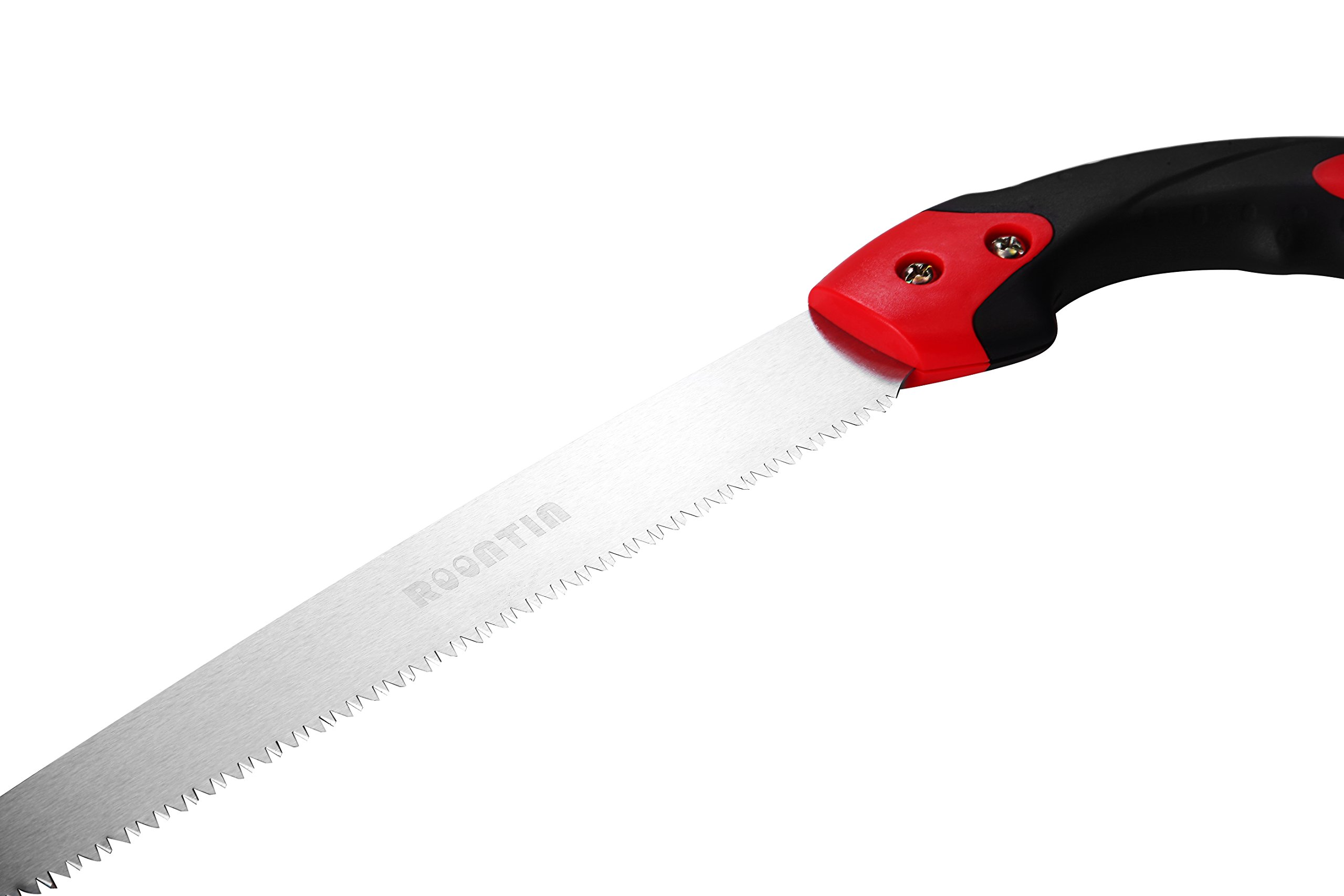 Scie de taille, Scie à main à lame incurvée de 11 po avec ergonomie antidérapante et santé professionnelle pour l\'élagage des arbres, le camping, la chasse, la boîte à outils et plus encore