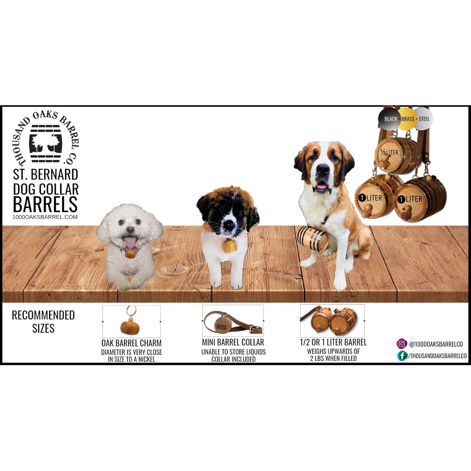 st bernard brandy barrel for sale