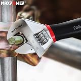 MAXPOWER Adjustable Spanner 150mm Slim Jaw 30mm Opening 2.5mm Thick view 6