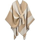 nratto Women's Elegant Shawl Wraps, Soft Open Front Poncho Cape, Reversible Casual Cardigan Shawls for Gift Travel