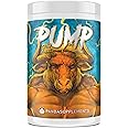Underground Bio Labs Panda Supps Pump: Stimulant-Free Pre-Workout, No-Clump Formula w/10G L-Citrulline Malate, Alpha GPC, Lions Mane,CognatiQ™, AmentoPump™ 40 Scoops (Peach Gummy Rings)