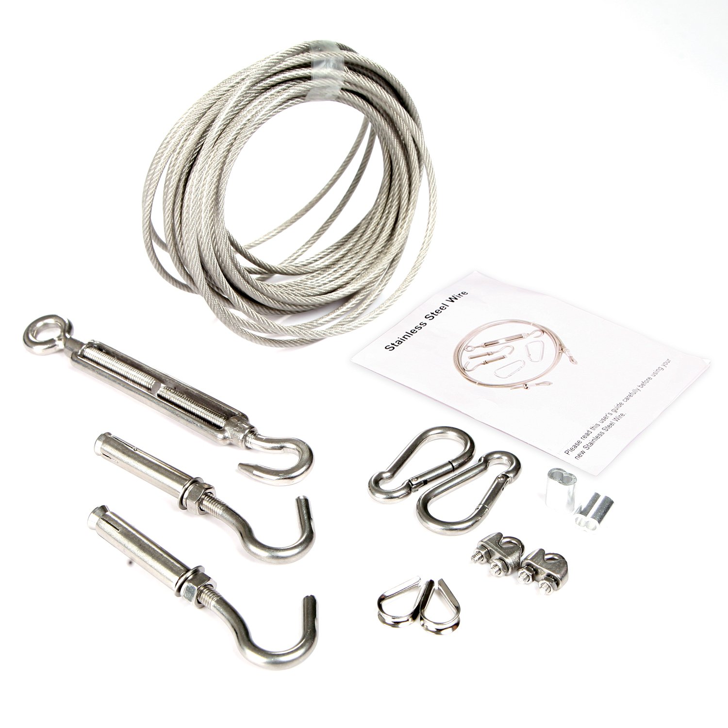 MAGZO Outdoor Clothesline, Stainless Steel Clothesline Wire Outdoor