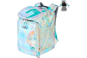 Hytiland Ski Boot Bag - 32L Ski & Snowboard Boot Travel Backpack for Boots, Helmet, Goggles & Snowsuits