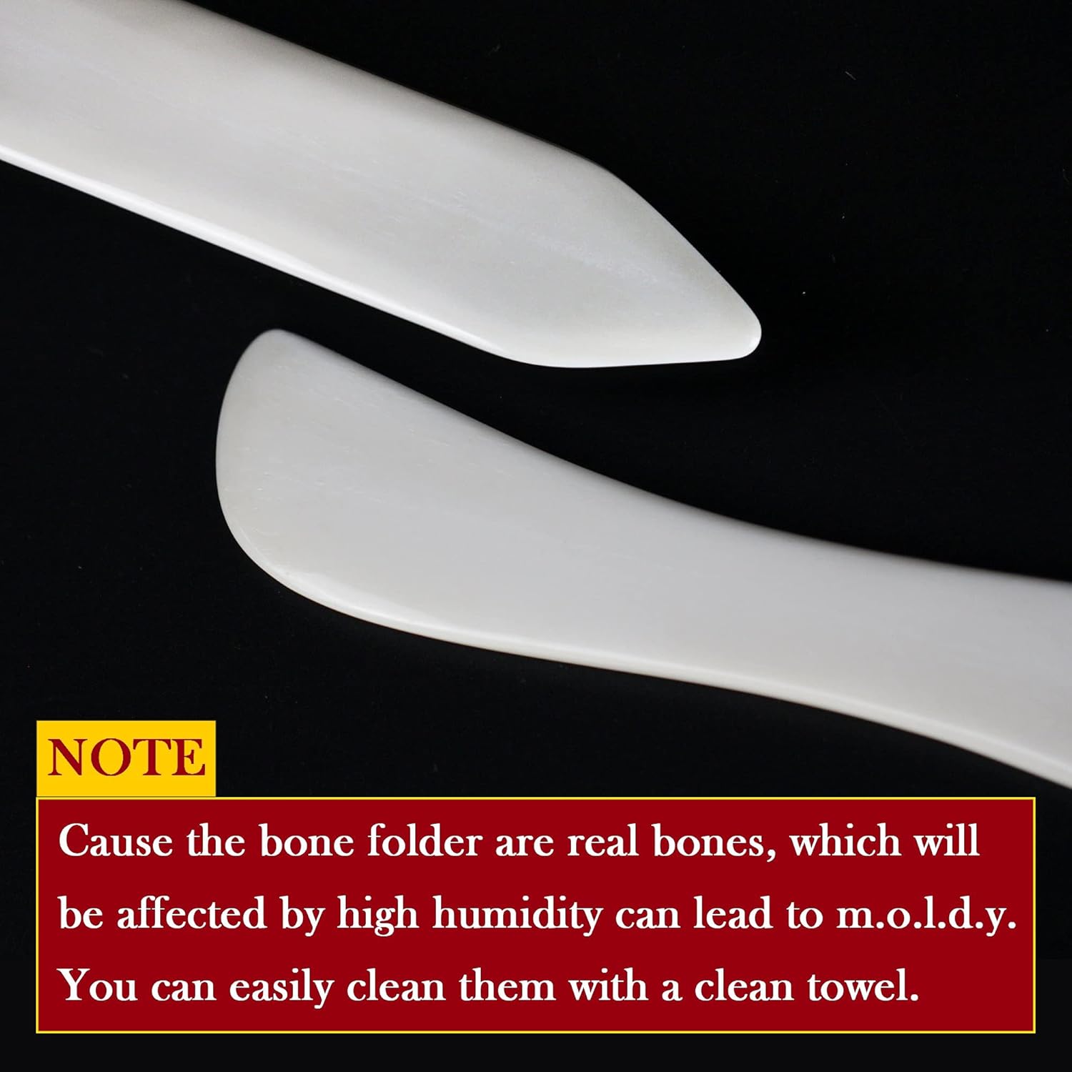 ECOHU Bone Folder Paper Creaser Maker Set, Folding Scoring Burnishing Crafting Scrapbooking Tool for Bookbinding, Paper & Leather Crafts, Card Making.