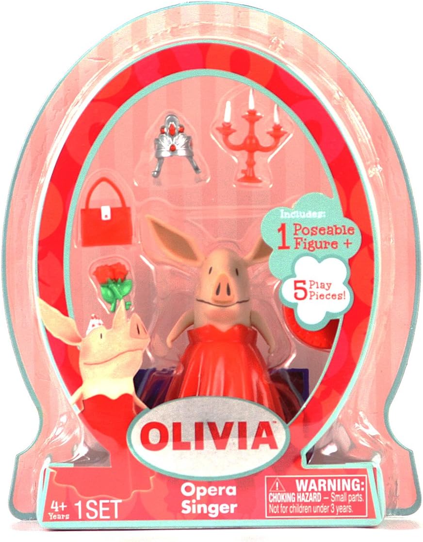 Olivia The Pig Mini Figure - Opera Singer