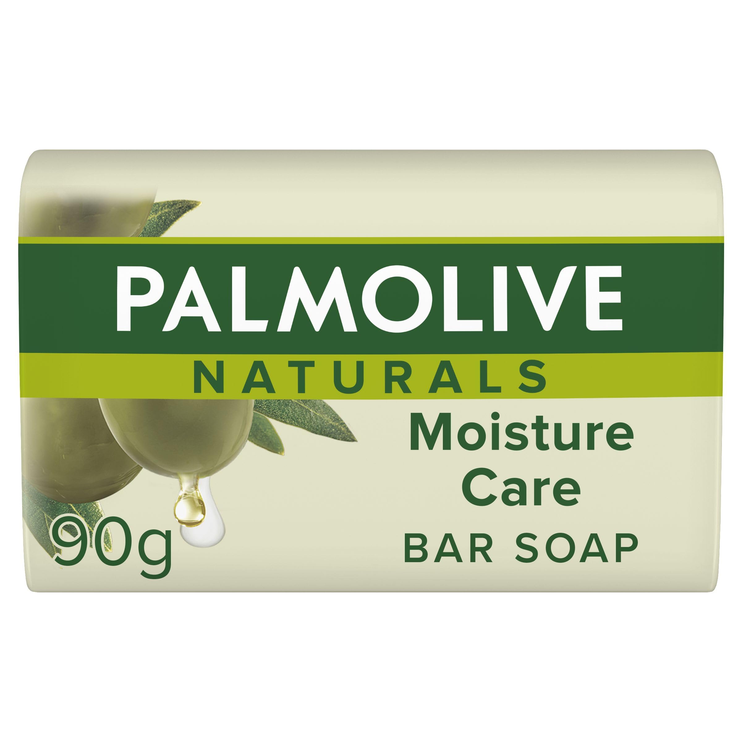 Palmolive Naturals Moisture Care with Olive 3 x 90g Bar Soap - Moisturising Hand - Biodegradable Formula
