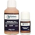 Natura Onecoat 2 Component Wood Stain Oil, 140 mL (4.73 fl oz), Clear, Easy to Apply, Very Low Odor, Linseed Oil, Interior Furniture & Flooring, Dries Fast, VOC/Solvent Free, Durable Hardwax Oil