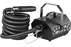 VEVOR Snow Machine, 1300W Super Silent Snow Maker, Portable Wireless Remote Control Snowmaking Machine, Outdoor & Indoor Snow