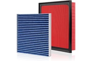 Forccord Cabin & Engine Air Filter Fits for Toyota Camry 2018 2019 2020 2021 2022 2023 2024 (3.5L/2.5L) Activated Carbon Cabin Filter Replacement CA12377 CF12157 (Not for Hybrid!)