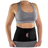 McDavid Sweat Band & Waist Trimmer Belt, Back Support, Improves Posture During Workouts, Waist Trainer for Men and Women