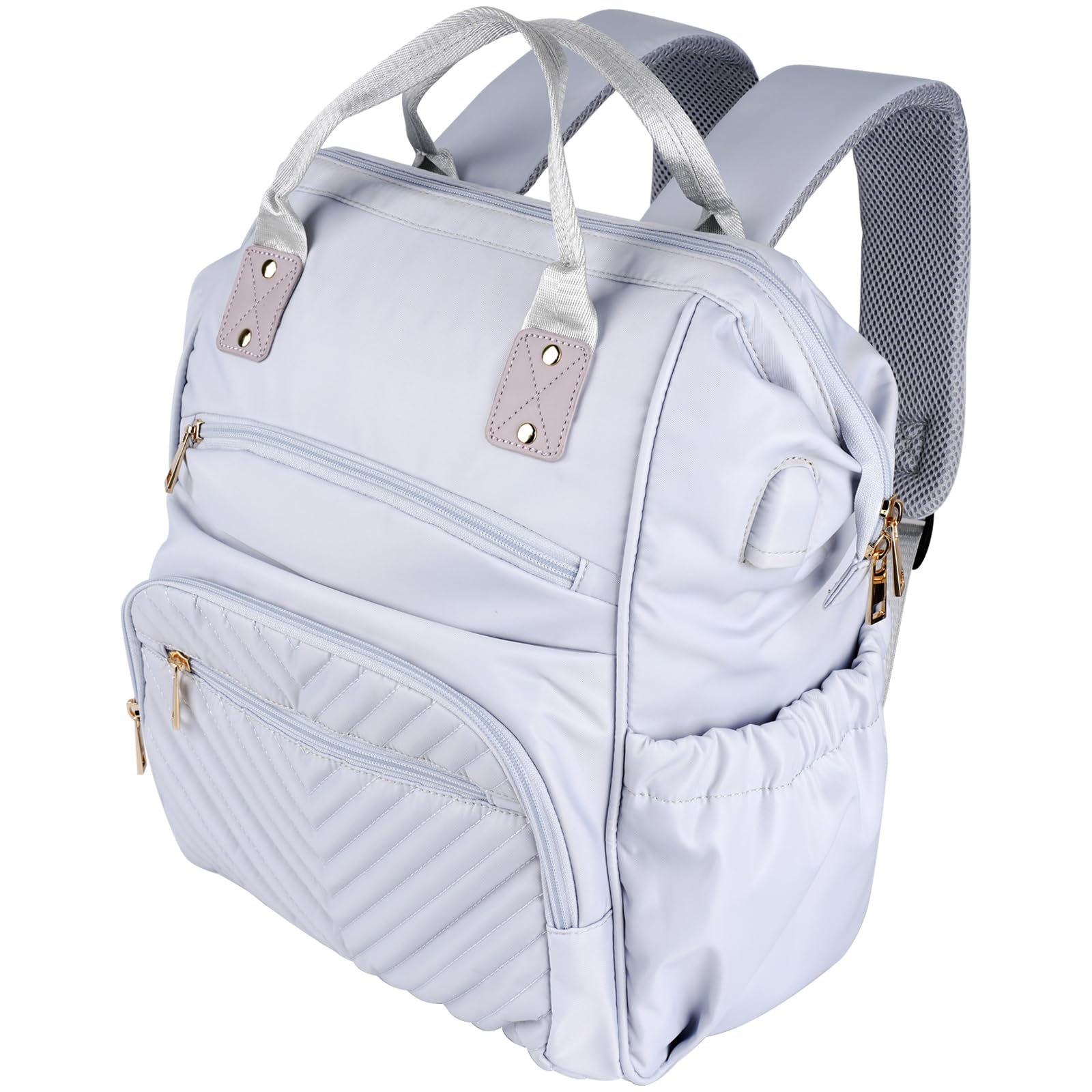 Photo 1 of Coreskin Laptop Backpack for Women, 16 Inch Fashion Computer Work Bag with USB Port, Large Capacity for Travel Business Casual, Blue