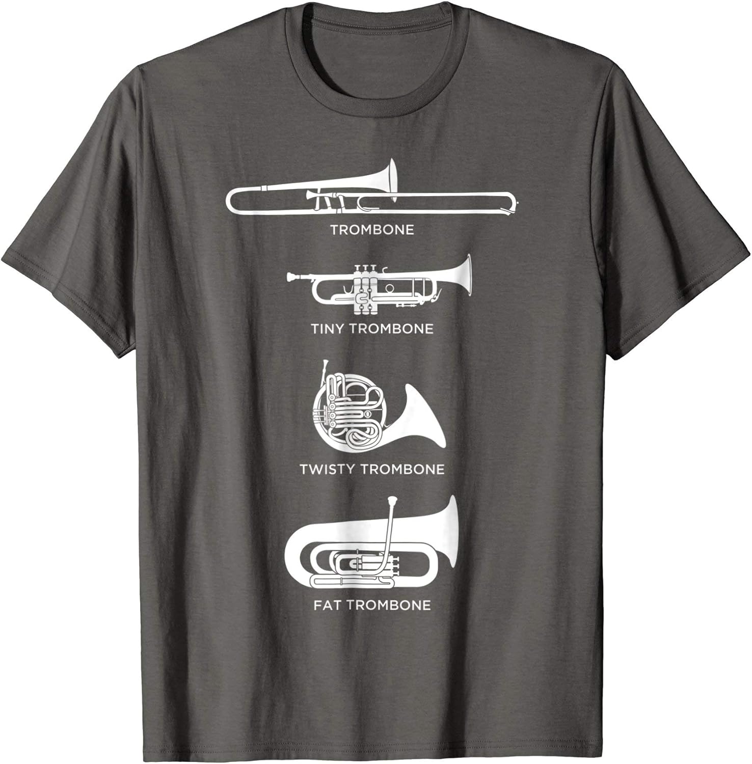 Funny Types Of Trombone TShirt Clothing