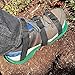ALEKO AP214 Lawn Garden Sharp Aerating Spike Shoes, Green Color