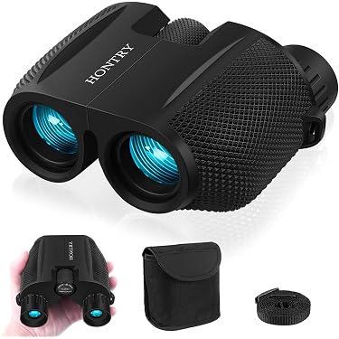 Monte Stivo Prismáticos Explorer 10×26 Para Niños – Impermeables Y Antivaho, Incluye Estuche, Brújula, Lupa Y Paño De Microfibra