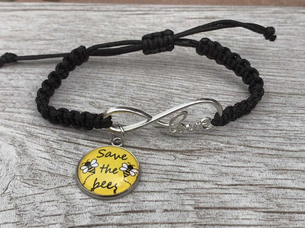 Save The Planet Charm Bangle Bracelet for Women and Girls Help Save The