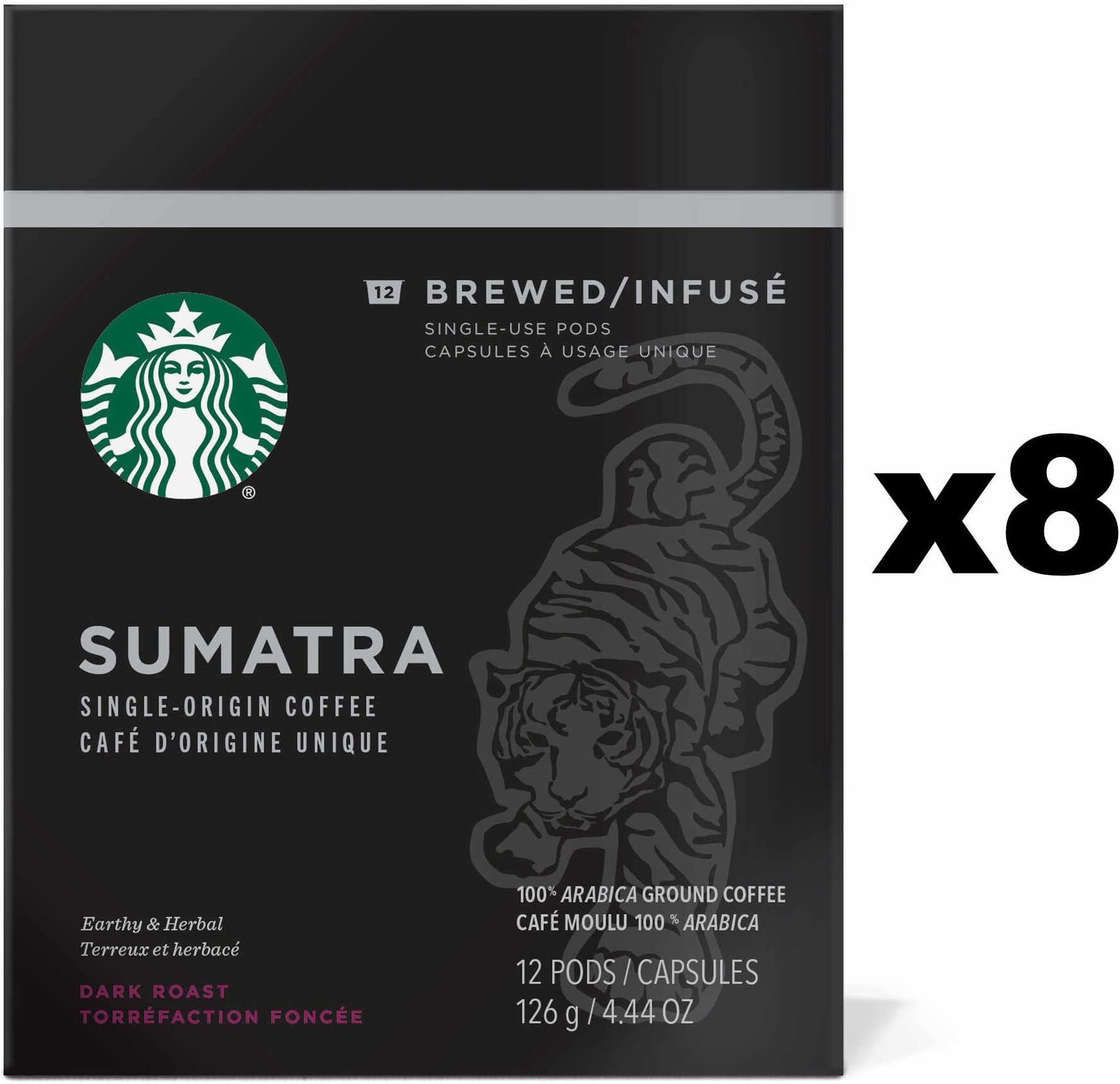 Starbucks Sumatra Brewed Coffee Verismo Pods (96 Count)