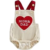 Valentines Day Infant Baby Girls Boys Romper Outfit Newborn 3 6 12 18 Months Girl Jumpsuit Overall Spring Clothes