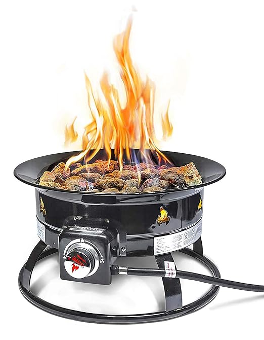Outland Fire Bowl 820 Portable Propane Fire Pit Amazon.co.uk Garden