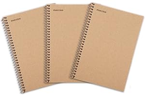 MINTRA OFFICE Mintra 100% Recycled Notebooks (Junior Size (6.5in x 9.5in), Plain Cover 3pk)