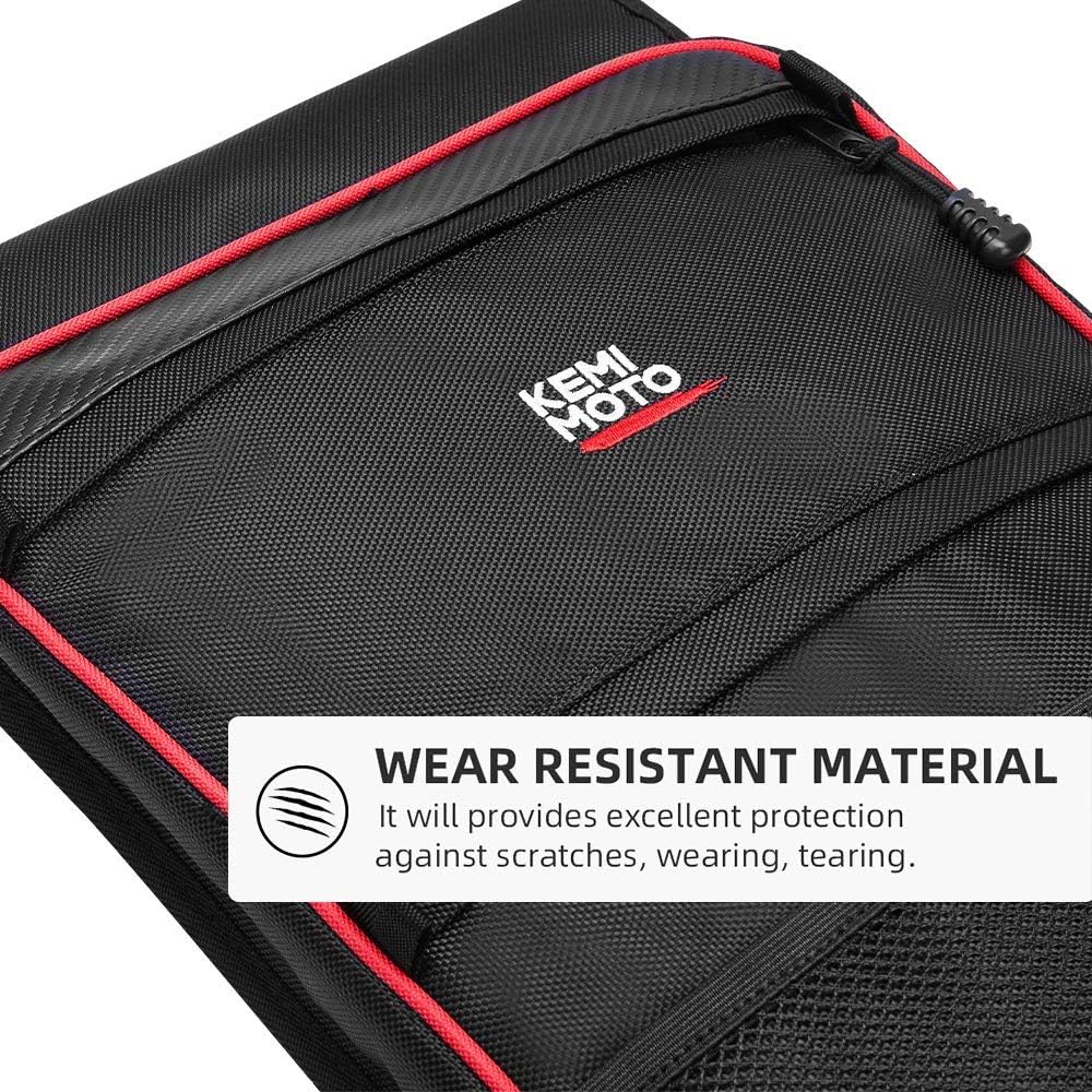 RZR Center Seat Bag, kemimoto 1680D RZR Storage Bag with Aluminum Foil Insulated Pocket Cool & Warm and Red Pipping Compatible with Polaris Razor 570 800 S 900 1000 XP: Automotive