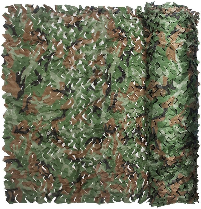 Camouflage Netting Camo Net without Grid for Kids Army Sunscreen Net for Hunting Blinds Shooting Hide Military Garden Decoration Photography Sunshade 1.5M 2M 3M 4M 5M 6M 7M 8M 9M 10M 20M