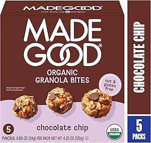 MadeGood Organic Chocolate Chip Granola Bites, 5ct x 0.85oz
