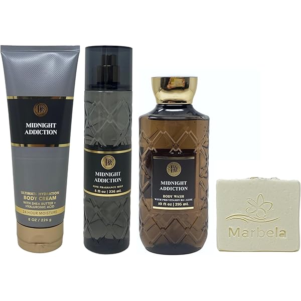 Amazon.com : Midnight Addiction 3-Piece Bath Bundle | Body Wash